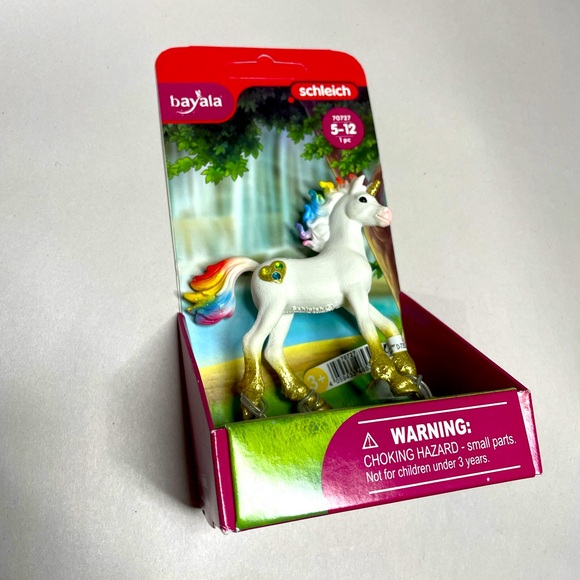 NWT Schleich Bayala Rainbow Love Unicorn Foal Figure # 70727 - Picture 1 of 7